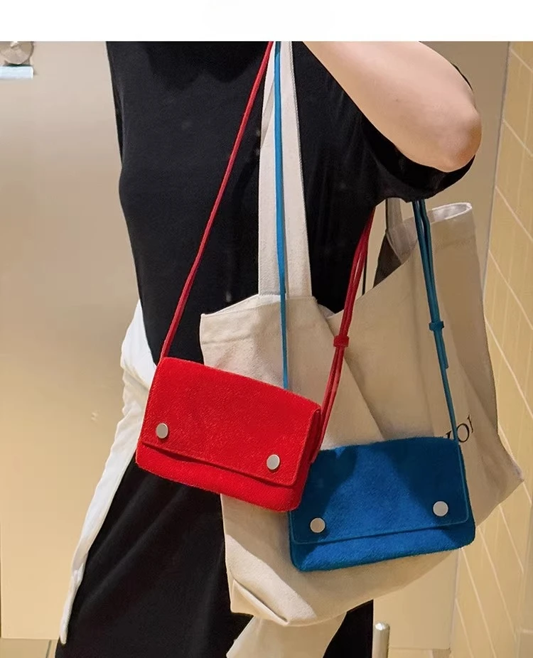 

Simple dopamine messenger mobile phone bag 2025 autumn new model