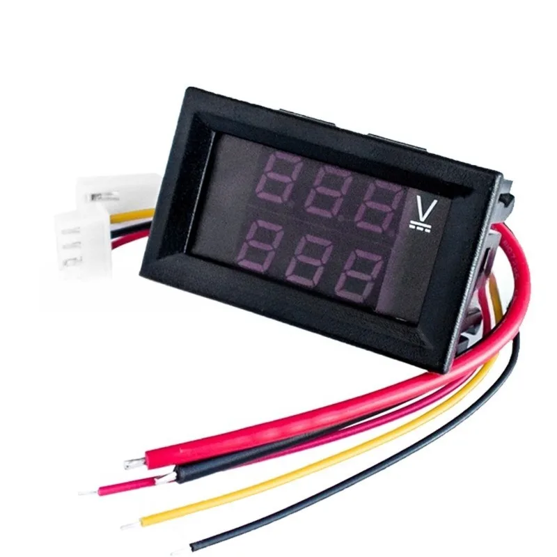 DC 0-100V 10A 50A 100A LED Dual Display Digital Voltmeter Ammeter DC Current Voltage Meter Tester
