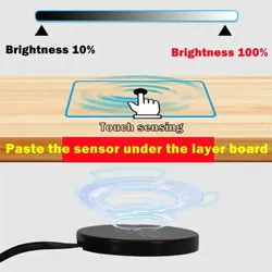 DC 12V Wood Panel Touch Switch Sweep Dimmer Sensor Penetrating LED Dimmable Touch Sensing Hidden for Wood Home Lighting