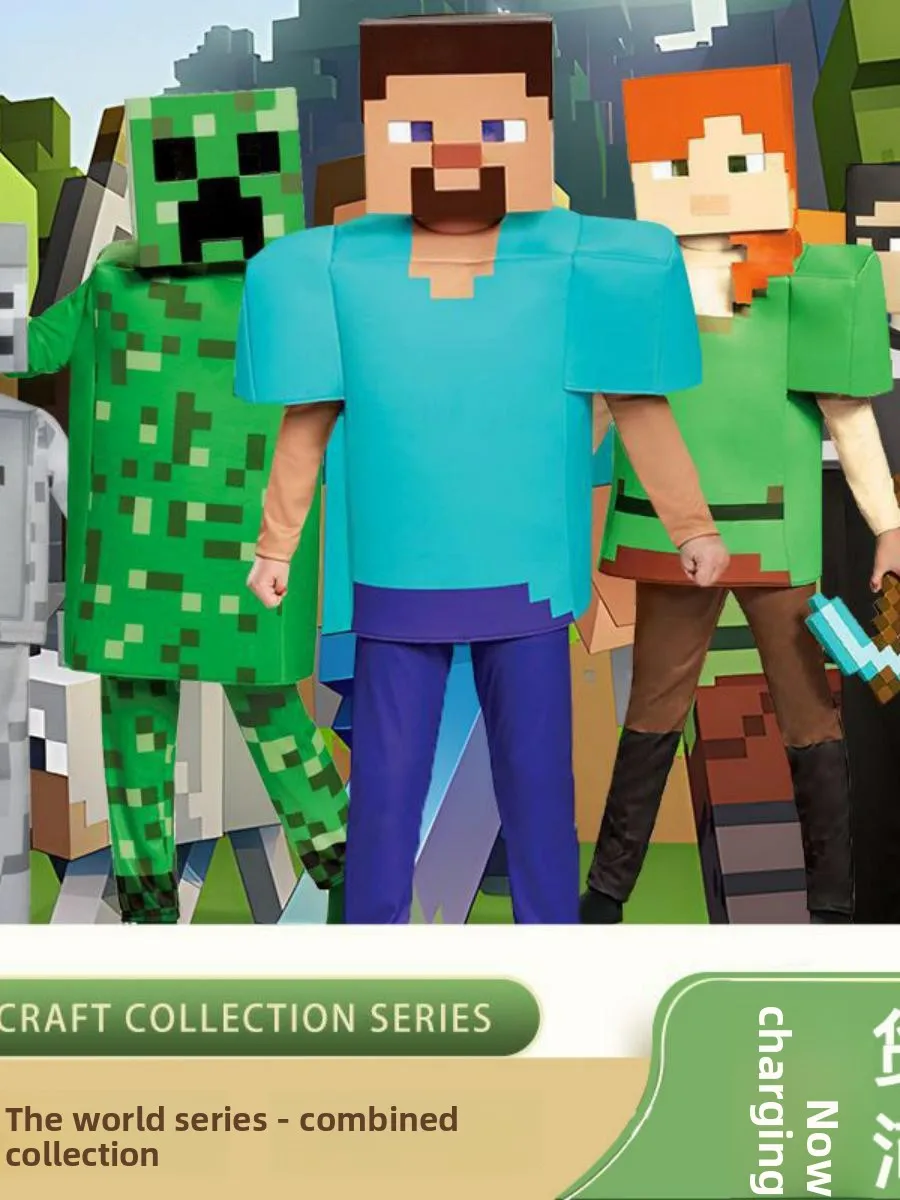 

Детский карнавальный костюм Стива, сценическое игровое представление, Хэллоуин, новый Sle World of Warcrt, традиционный китайский костюм