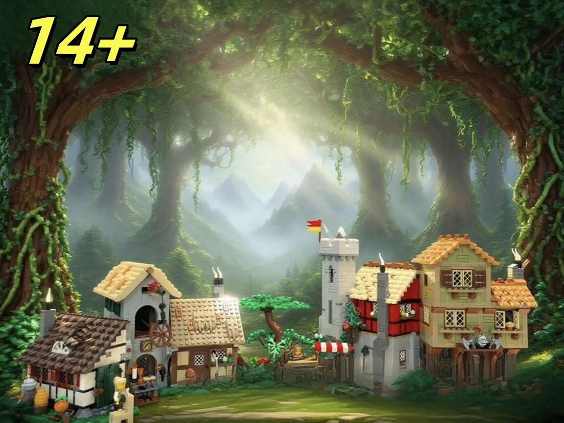 20205 متوفر في المخزون متوافق مع 10332 ديكور المنزل العمارة في العصور الوسطى 3304 قطعة زخرفة سطح المكتب هدايا الأطفال #1