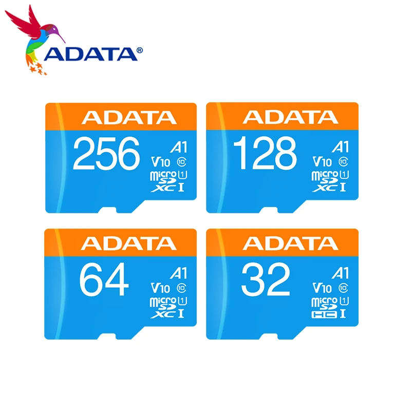 Karta pamięci ADATA A1 V10 32GB 64GB 128GB 256GB Micro SD do 100Mb/s microSD Flash TF do telefonu tabletu — zdjęcie produktu 7