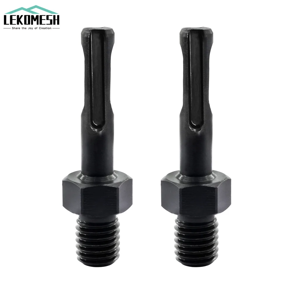 LEKOMESH Core Drill Bit Adapter M14/5 8-11 Thread to SDS Plus For Electric Hand Drill Diamond Hole Saw Core Drill Bit Adapter