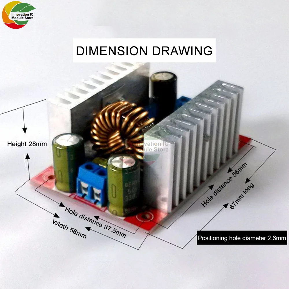 DC-DC 10A high-power step-down constant voltage constant current power module 150W non-isolated step-down module