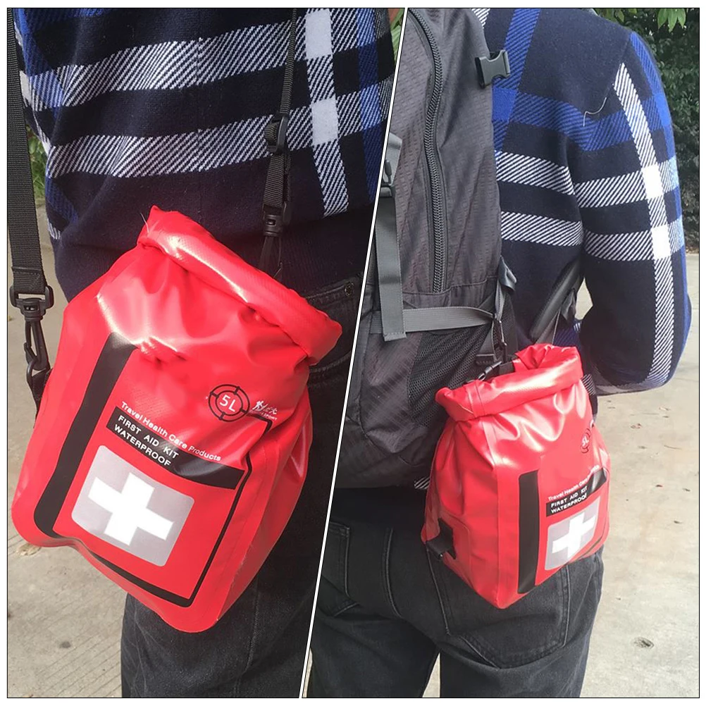 

5L Waterproof Dry Bag Portable First Aid Kit Empty Travel Medical Bag Water Resistance Dust Proof Outdoor Camping Hiking