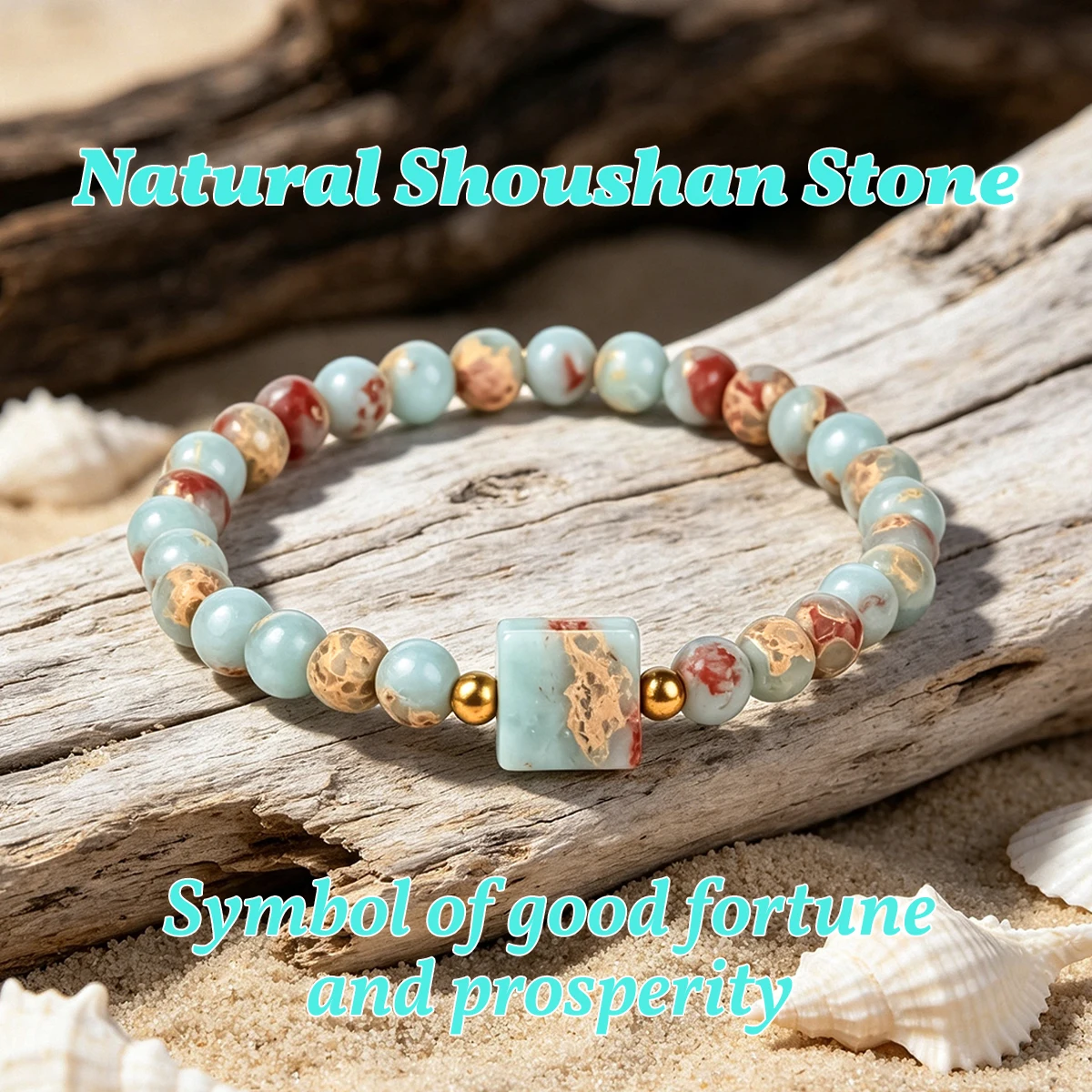Agalmatolite Natural Stone Bracelet Women Men Handmade Beaded Bangles Casual Ladies Jewelry Fall Pulsera Mujer