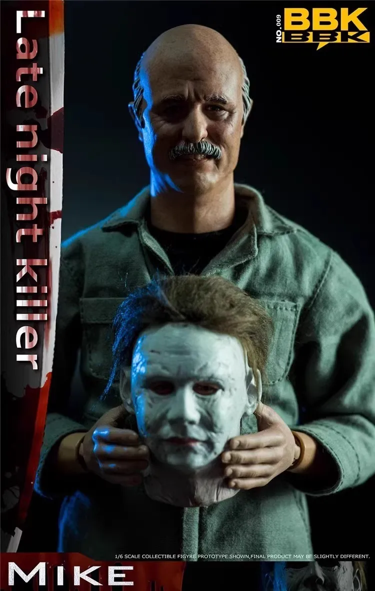 BBK هالوين أنيمي الشكل 1/6 Bbk009 مايكل مايرز عمل تمثال أواخر ليلة القاتل اليقطين رئيس جمع لعبة مجسمة في الأوراق المالية #4