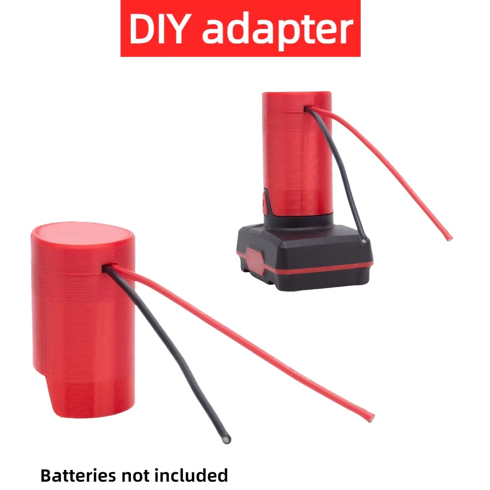 For Parkside 12V Series Battery DIY Battery Adapter Converter 14 AWG Wire Power Wheels Output Power Tool Accessories(NO Battery)