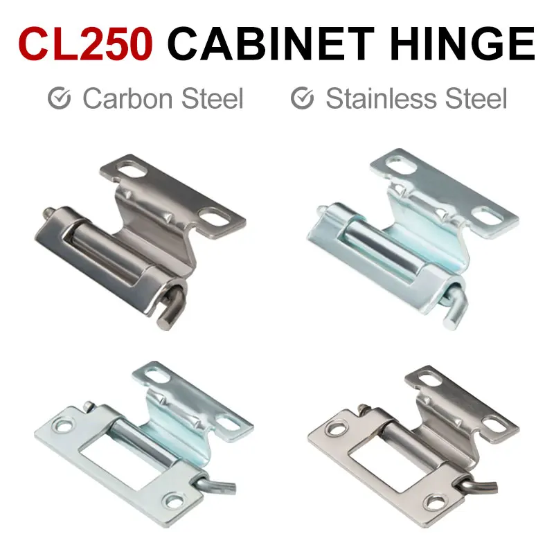 CL250-1-2-3-4 Concealed Right Angle Bending Detachable Hinge Suitable for Industrial Cabinet Doors and Electrical Control Boxes