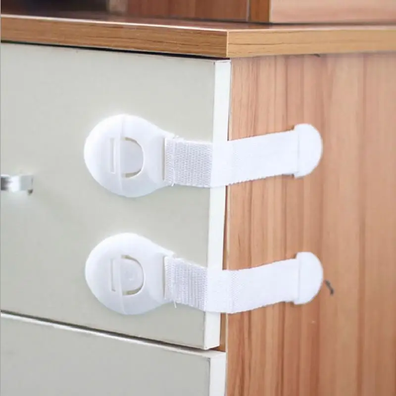 

5pcs Baby Plus ABS Plastic Webbing Child Safety Lock 3M Glue Drawer / Cabinet Lock / Toilet Locks Single Pack hTRQ0224