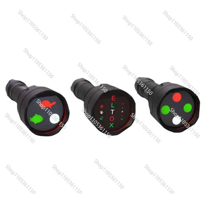 Portable Metal Amblyopia Optometry Worth 4 Dot Test with Red Green Glasses and Battery