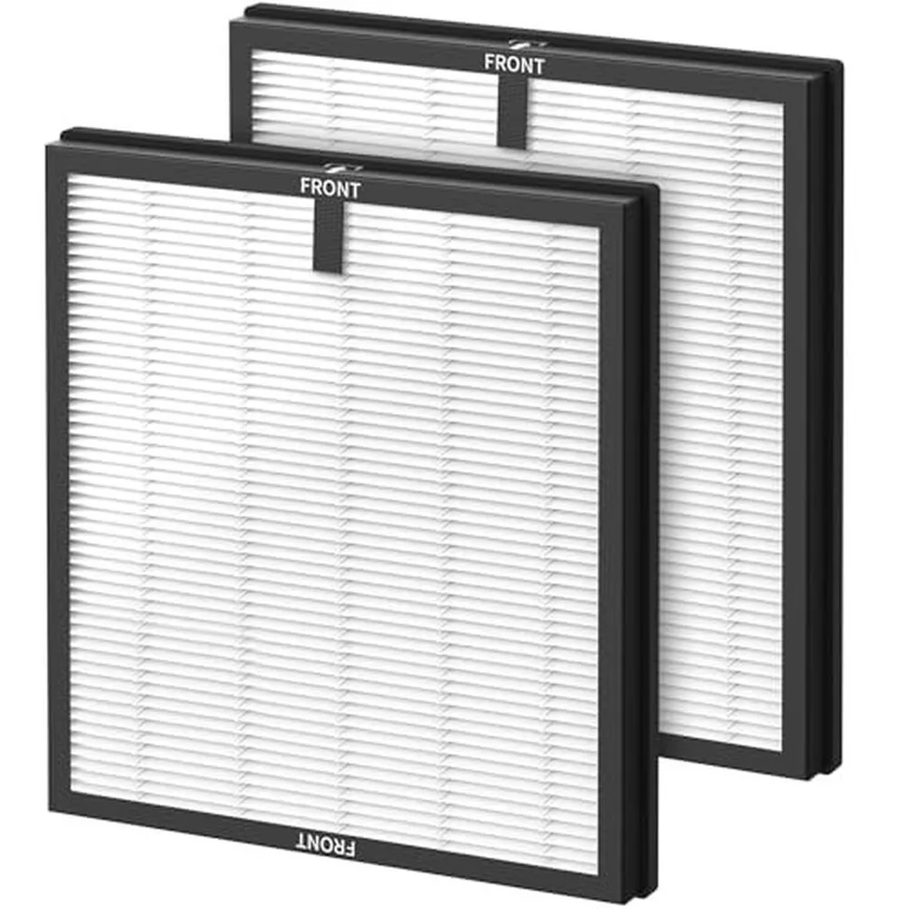 HEPA Replacement Filter Pack for HY4866 Air Purifier Two Units Designed for Consistent Air Support and Operational Continuity