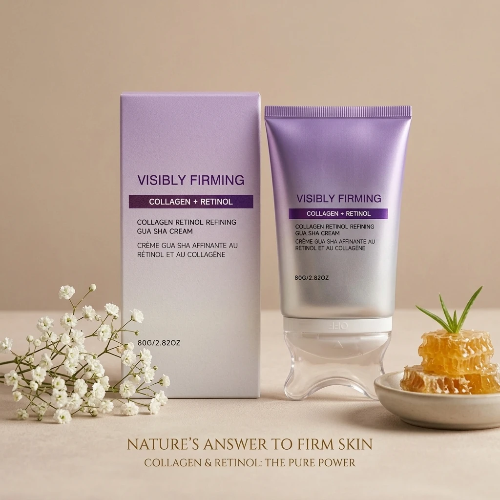 

Firming Face Cream Scraper Massager Lifting Skin Contour Reduce Sagging Skins Face Cheek Neck Skin Care Retinol Collagen Creams