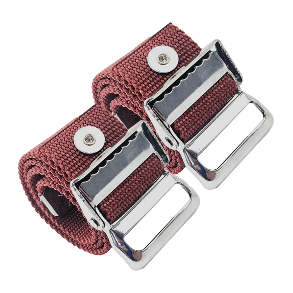 

2Pcs Adjustable Drywall Stilts Replacement Straps Kit Aluminum Alloy Nylon Leg Strap Covers for Stilt Height Adjustment