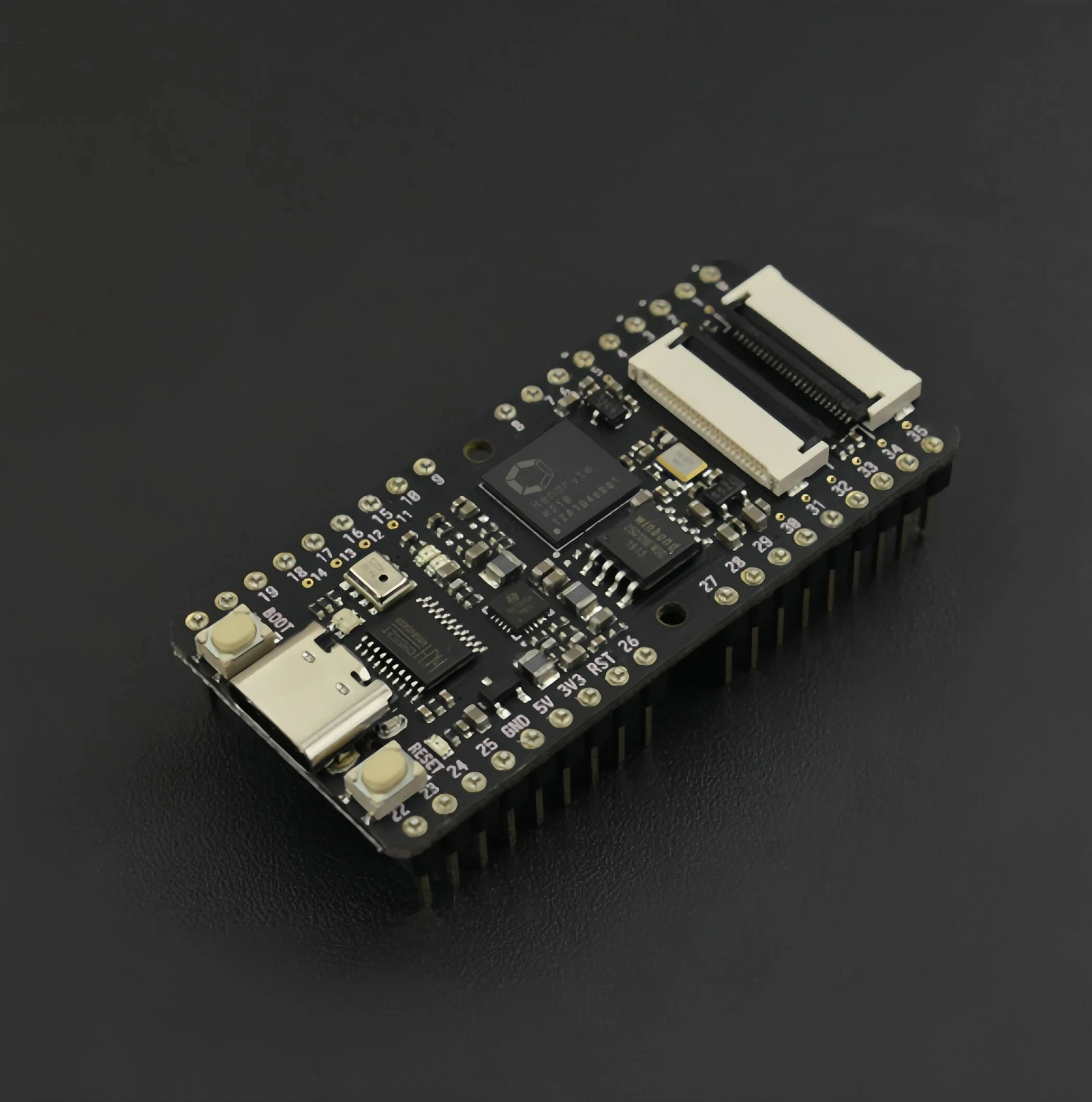 Fermion: MAX30102 Heart Rate & Blood Oxygen Sensor V2.0 Module with Onboard MCU,I2C/UART Output, Plug-and-Play for Arduino/Pi/PC