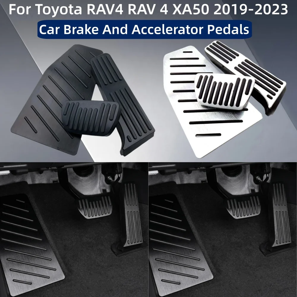 Car Decoration Upgrade Brake And Accelerator Pedals For Toyota RAV4 RAV 4 XA50 2019 2020 2021 2022 2023 Modification Accessory
