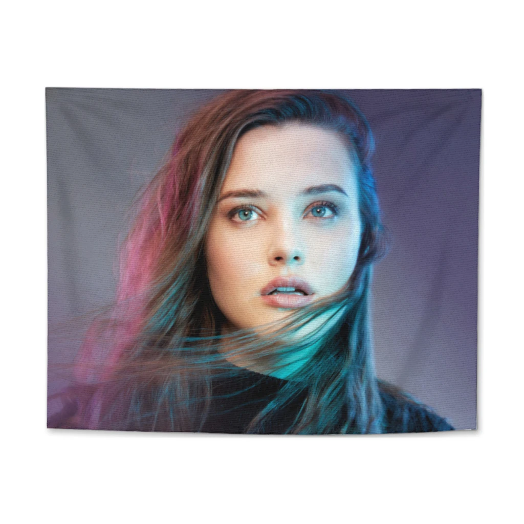 

Katherine Langford Tapestry Room Decor Aesthetic Meme Tapestries Home Banners