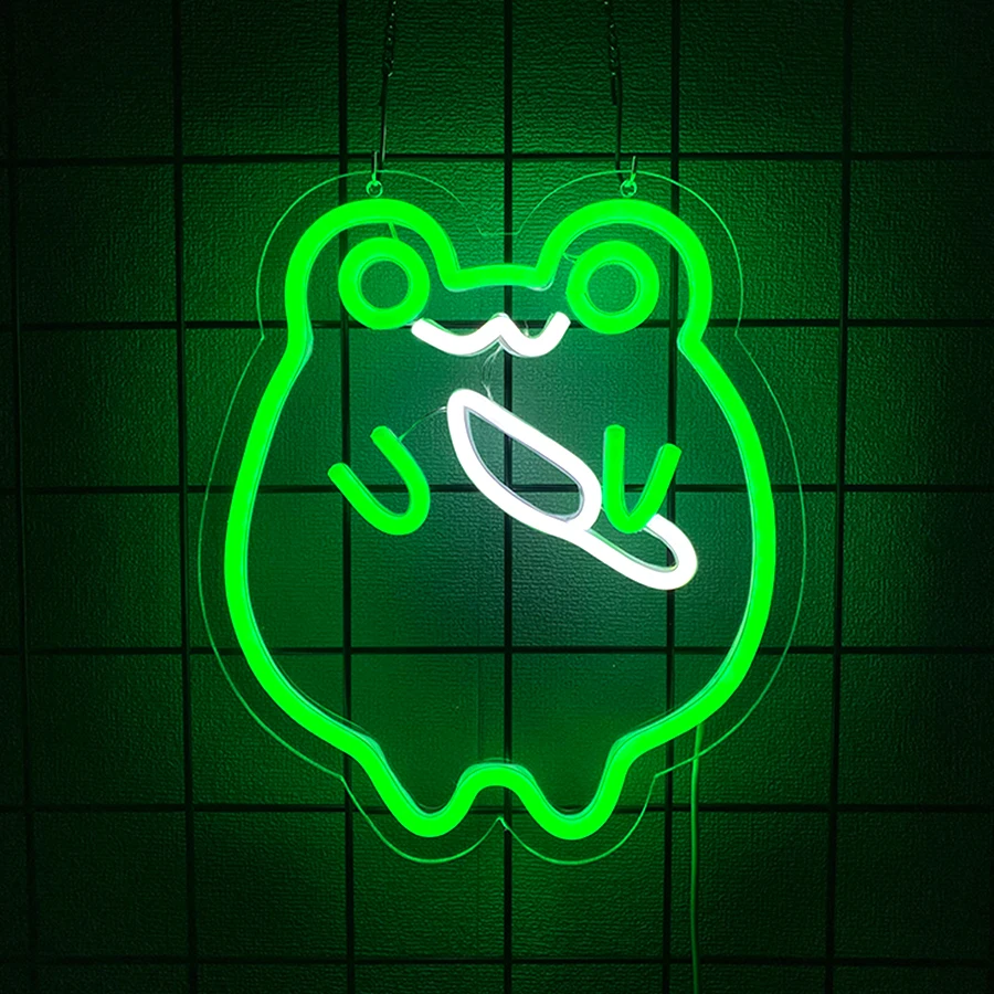 

Animal Led Neon Sign, Frog Knife Icon, Used For Man Cave, Game Room, Bedroom, Bar Art Decor, Birthday, Christmas Best Gift.