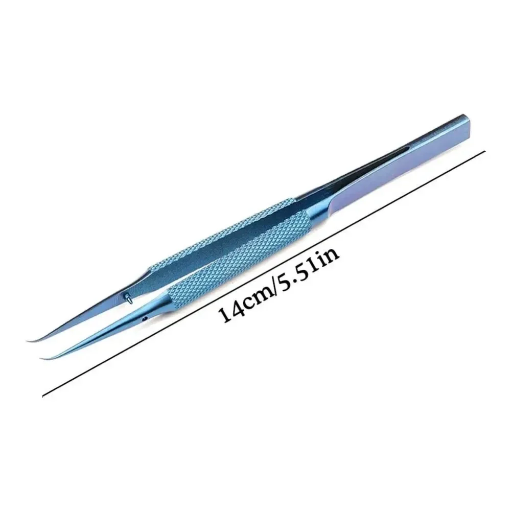 

Bend& Single Head Titanium Alloy Tweezers Professional Maintenance Tool Tweezers For Repair Fingerprint Mobile Phone Motherboard