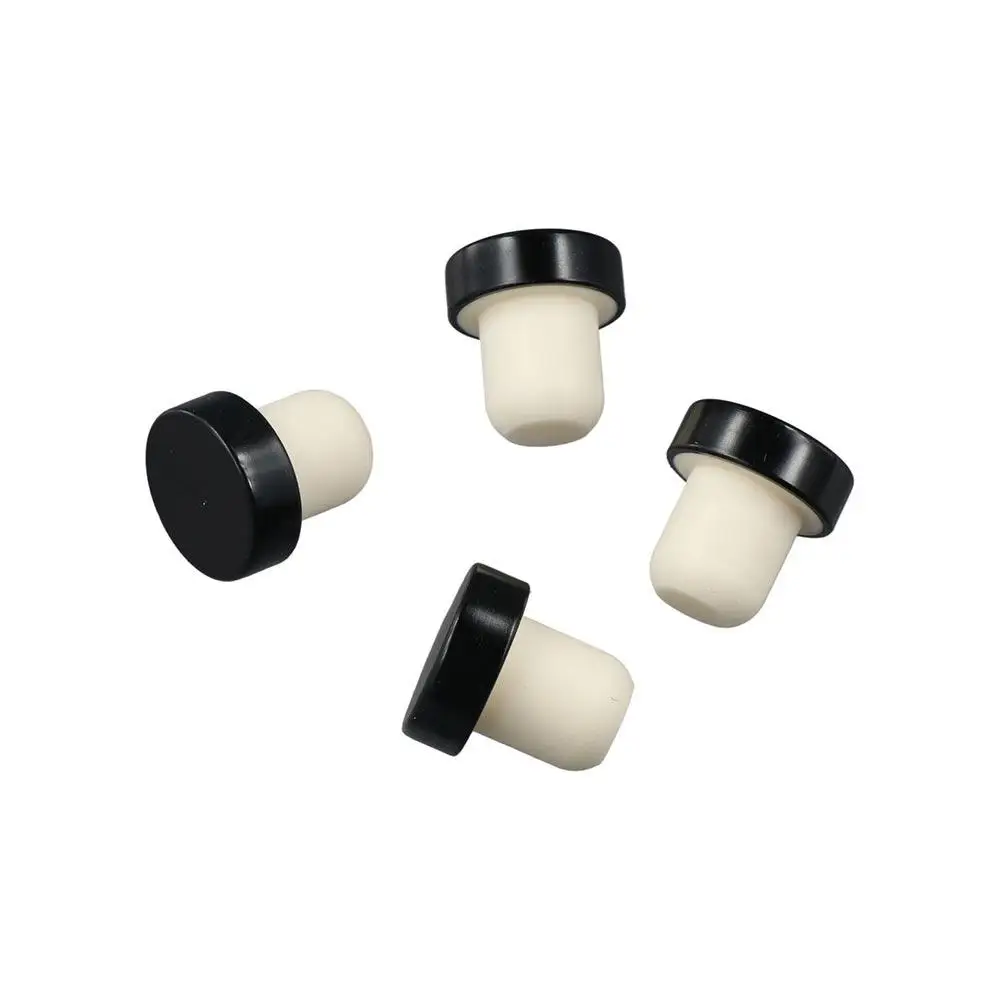 10/20Pcs Aluminum Top T-shaped Stopper Cork Wood Replaceable Bottle Stoppers Reusable Universal Wine Caps Sealing Plug Household