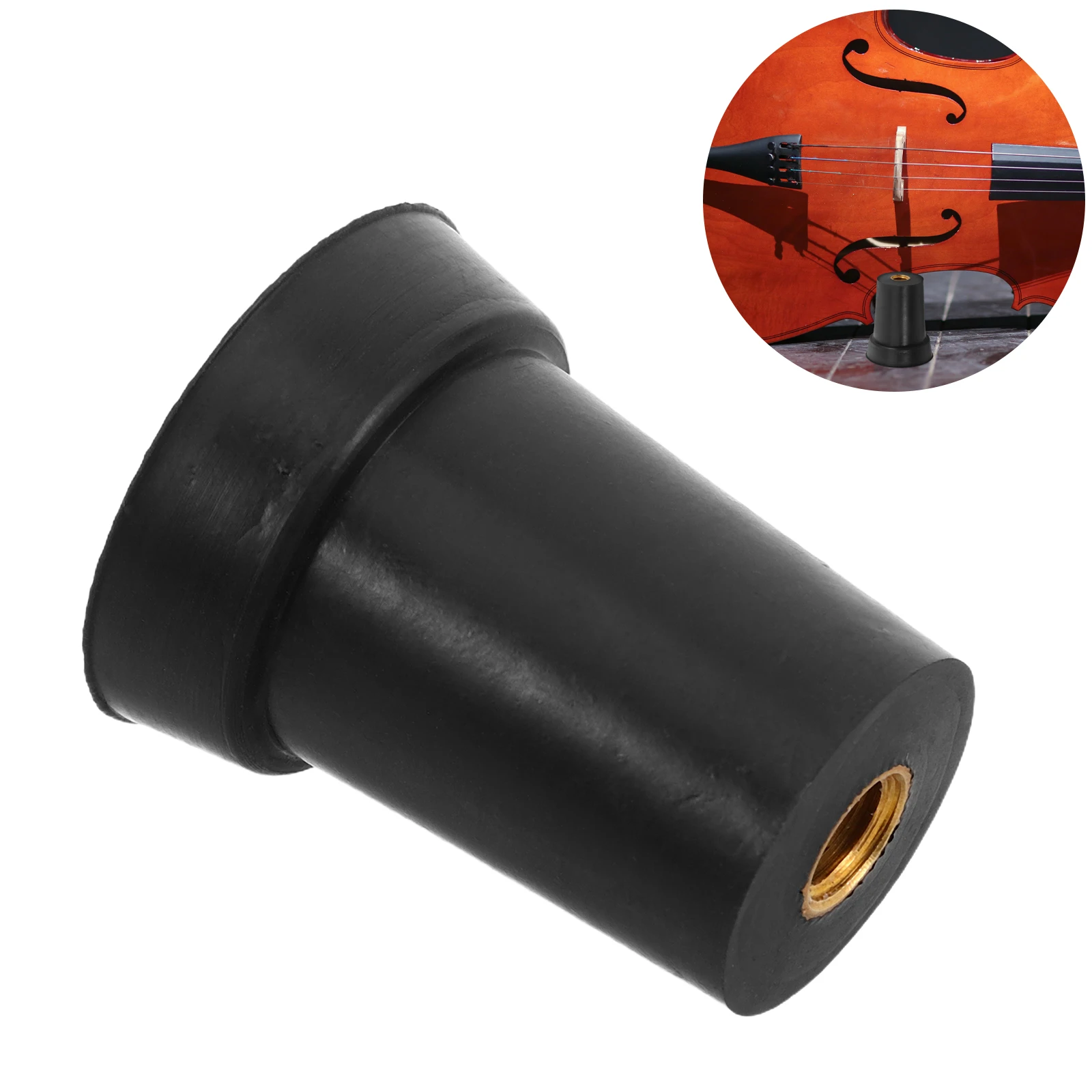 

Cello Accessories 8mm Endpin Rubber Tailpiece Plug Non Slip Floor Stopper Spike Holder Bass Tail Nail Cello Parts