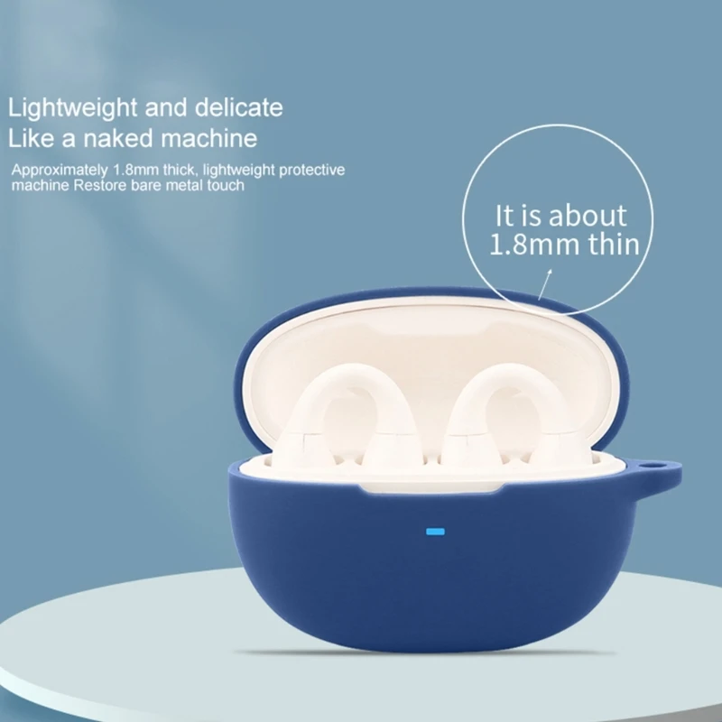 Funny Silicone Cover Soft Cover Earphone Sleeve Easy to Use Earbud Cover Soft & Comfortable Earphone Case For Baseus AirGo AS01