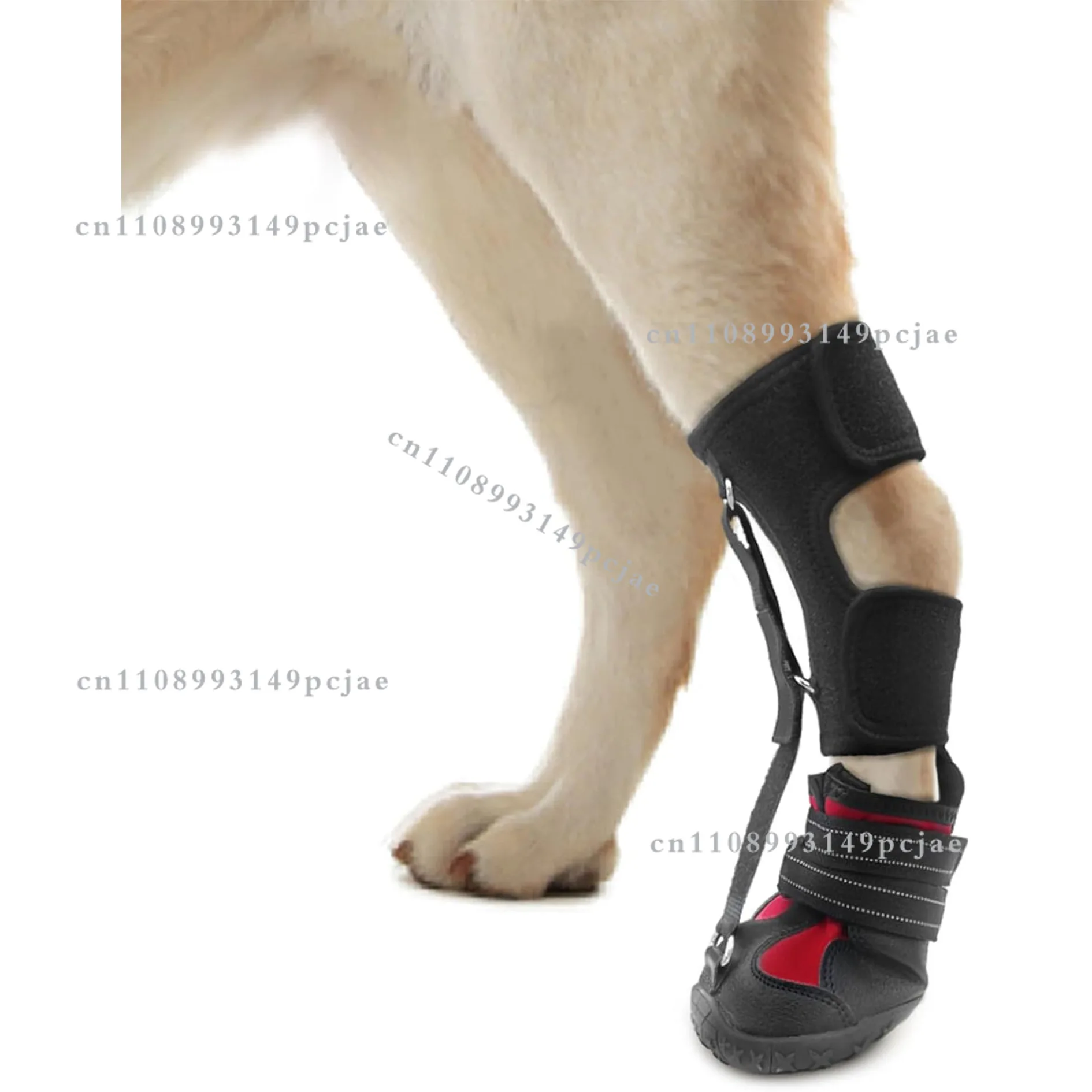 for spring and autumn pet dog shoes are anti-dirty and wear-resistant hard-soled dog shoes, golden hair foot protectors