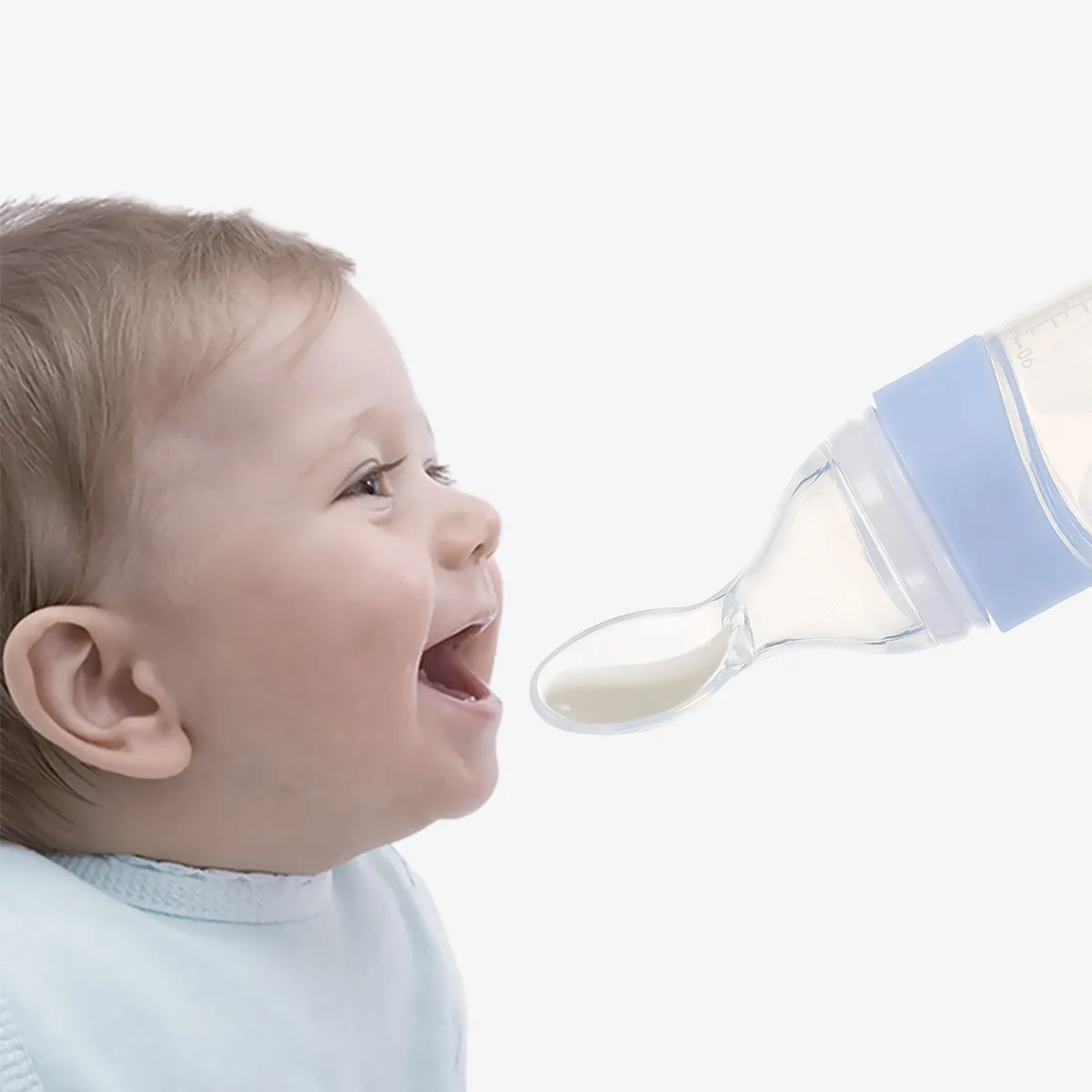 

1Pcs Silicone Rice Paste Bottle Baby Cereal Feeder Food Grade Squeeze Feeder for Puree Milk Water Vegetable Fruit Rice Cereal