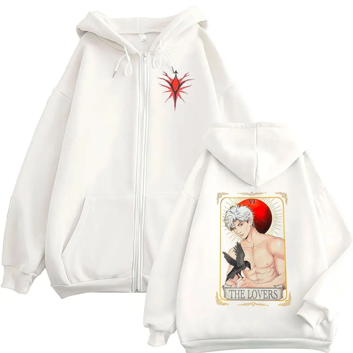Hot Game Love and Deepspace Print Hoodie Men's Vintage Fashion Oversized Sweatshirt Unisex Casual High Quality Long Sleeve Hoody
