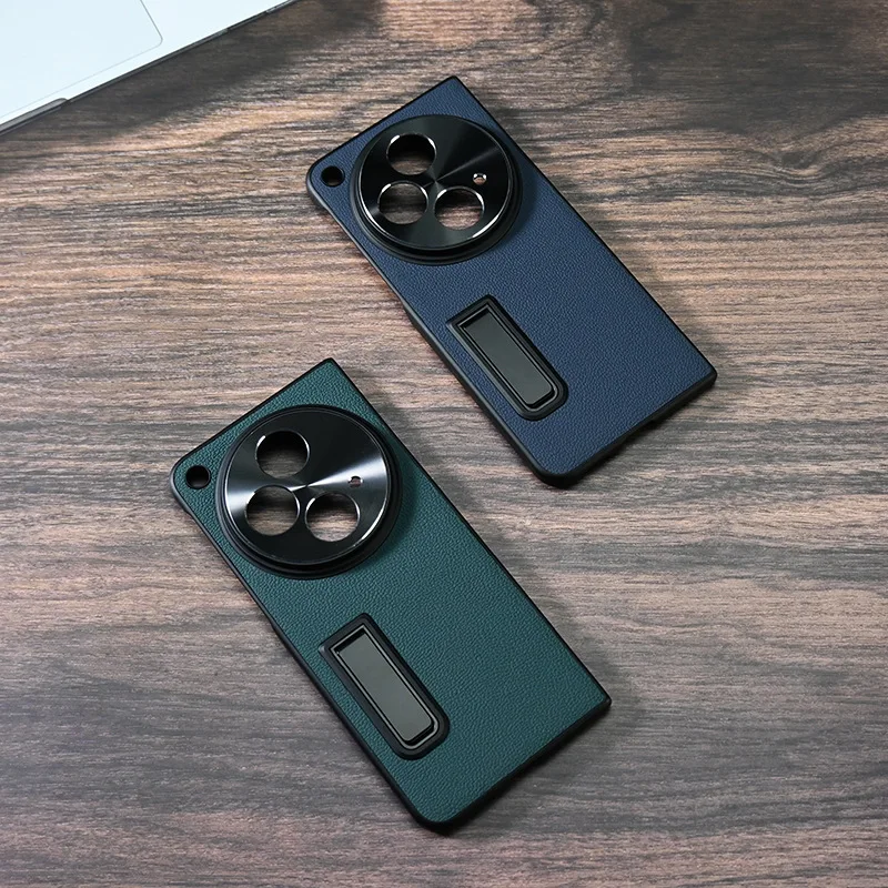 

Luxury Leather Stand Phone Case For Oppo Find N3 Bumper Armor Shockproof Cover For Find N3