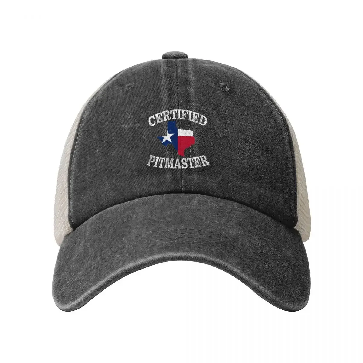 Smoked Meat Texas BBQ Certified Pitmaster Grilling Vintage USA Baseball Cap New In Hat Sunscreen Women's Beach Visor Men's