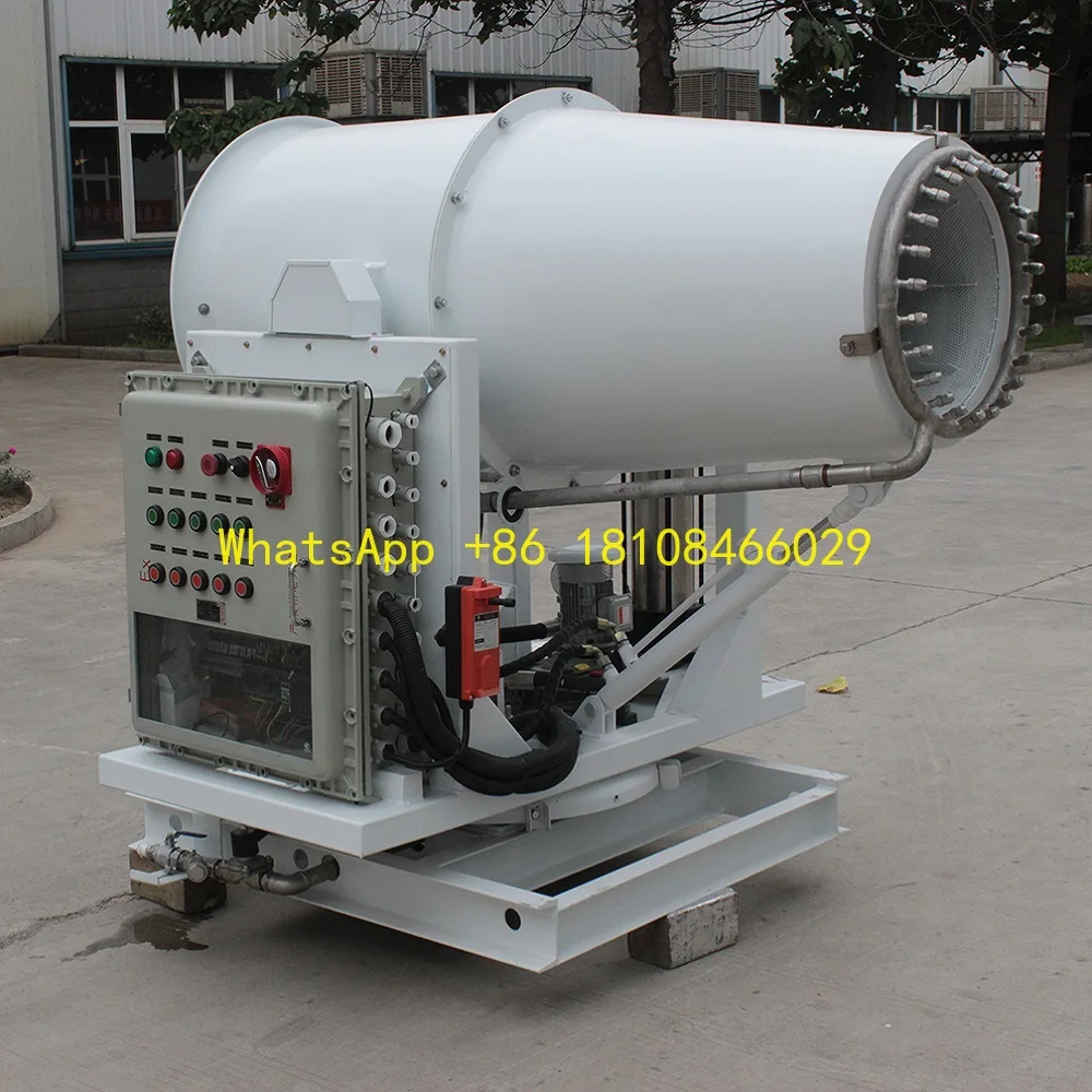 Canhão de nevoeiro de supressão de poeira de baixo ruído ambiental ecológico fabricado na China