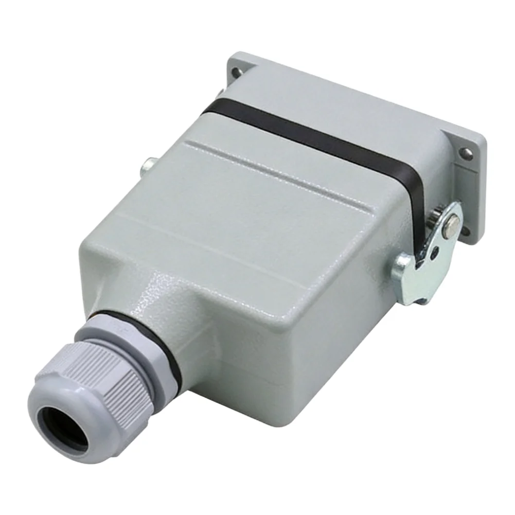 Waterproof Wire Connector Rectangular Receptacle Connector Polycarbonate Housing IP65 Protection Rating 16A Rated Current