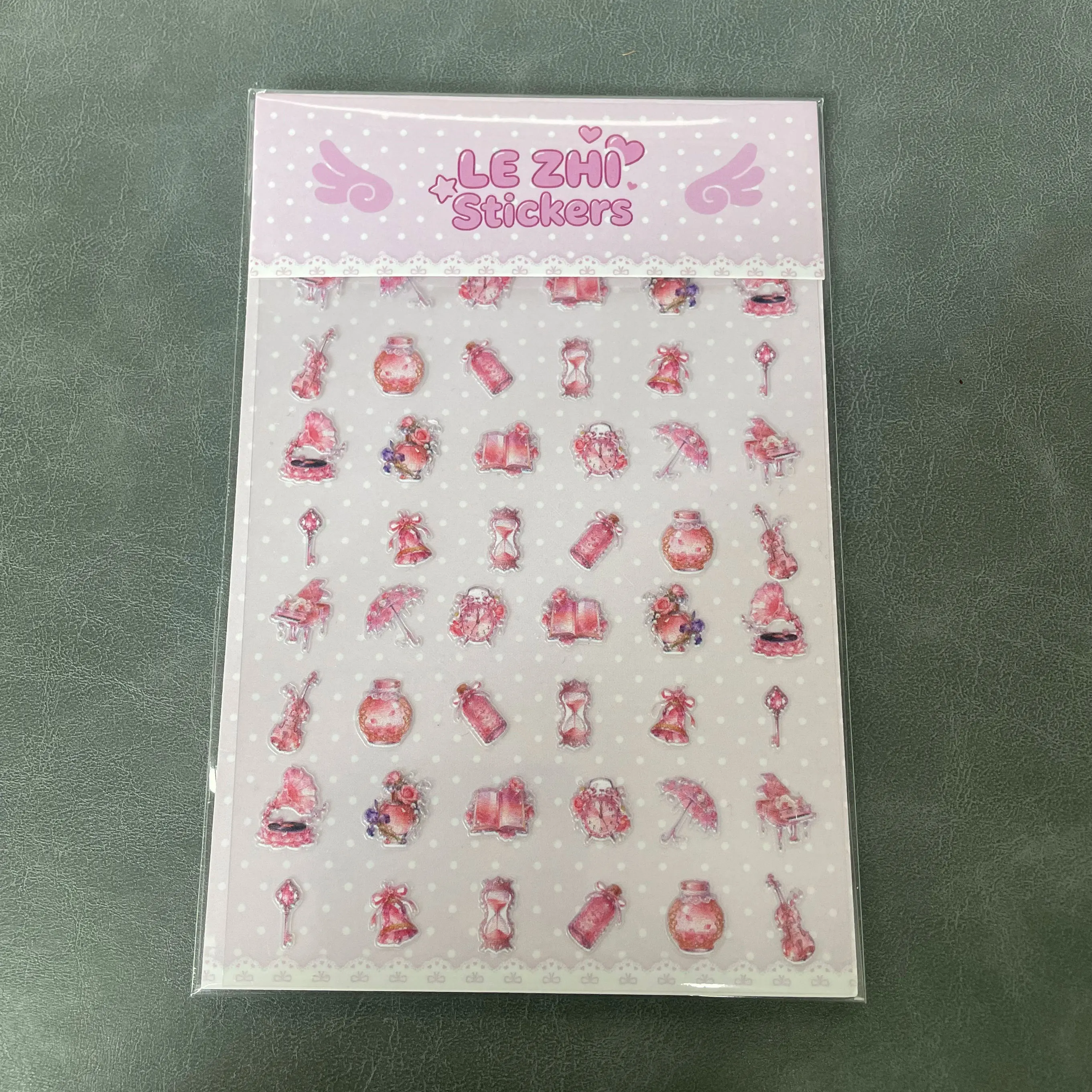 5pcsLE ZHI Stickers Lovely Nail Decals 3D Animal Cartoon Scrawl Relief Self Adhesive Nail Art Stickers Cute Y2K Nails Decoration