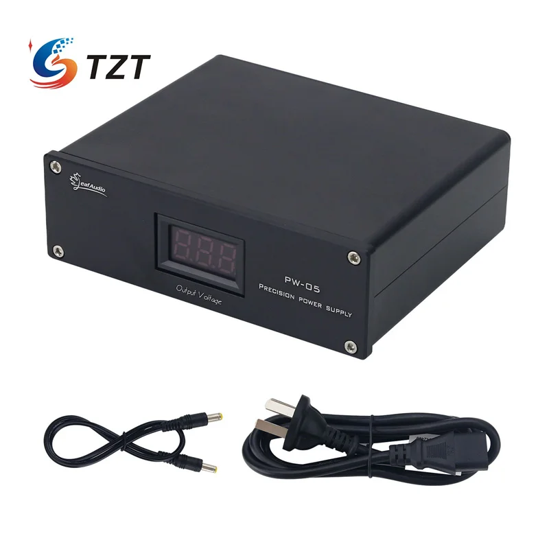 TZT PW-05 OEM LT3045 Alimentatore lineare di precisione da 50 W con trasformatore verde Uscita 9 V 3 A/12 V 3 A/5 V 3 A/15 V 1 A