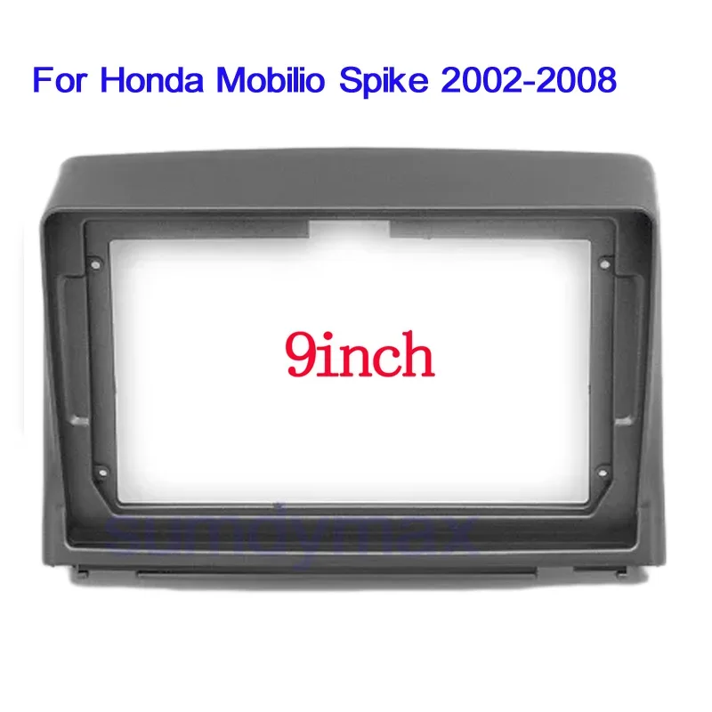 

9-дюймовый автомобильный радиоприемник для HONDA Mobilio Spike 2002-2008, двойной 2-диновый стереоплеер, установка объемной панели, комплект приборной панели, GPS-рамка