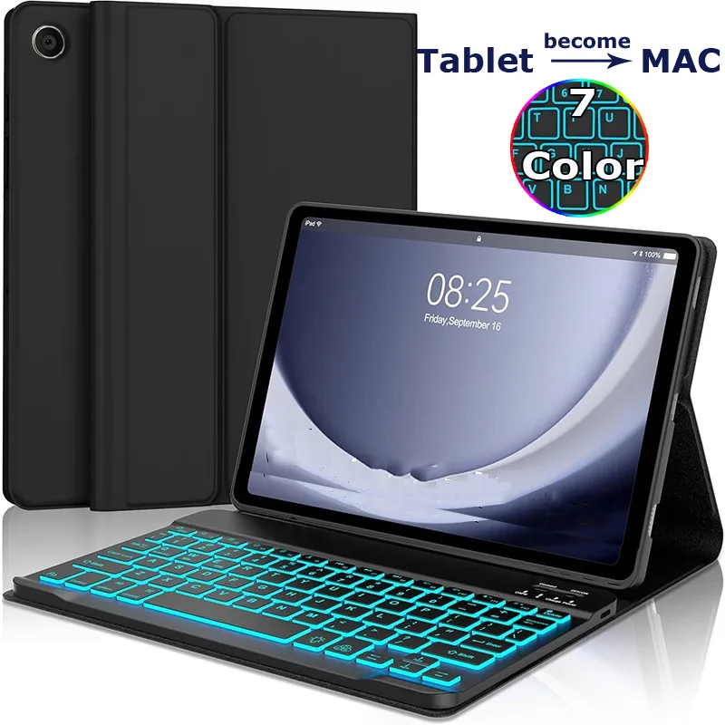 Keyboard Case for Lenovo Tab 10.1 2025 K10 2nd 10.1inch TB-311FU Idea Tab 11 TB336FU Xiaoxin Pad 11  M11 K11 B11 Backlight Cover