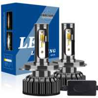 Car Headlight Bulbs H4 H7 Led 20000LM H1 H3 H11 9005 9006 HB4 3 Color Change 3000K 4500K 6500K Auto Fog Lamps