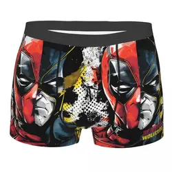 Wolverine Disney Marvel Deadpool & Wolverine Film Underpants Cotton Panties Male Underwear Sexy Shorts Boxer Briefs