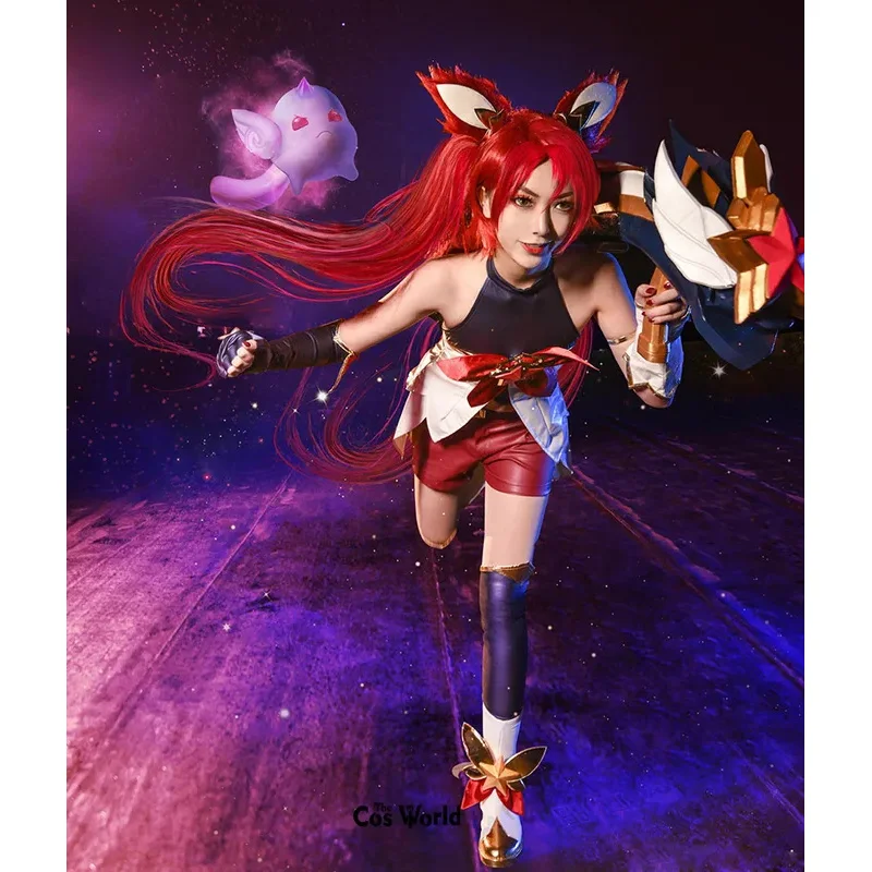 LOL Star Guardian السحرية فتاة Jinx الزي الرسمي السراويل الزي ألعاب تأثيري ازياء