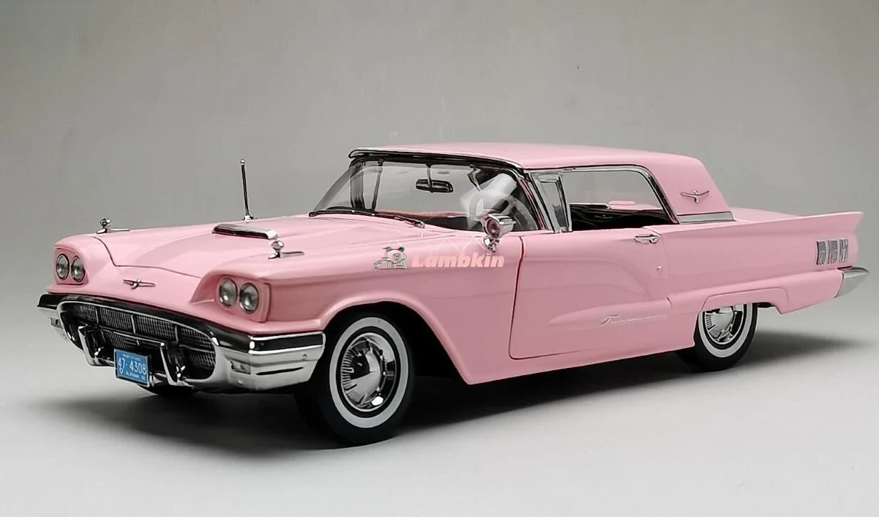 

SunStar 1:18 For Alloy Model Car 1960 Ford Thunderbird Hardtop Pink 4308#