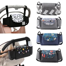 Baby Stroller Bags Organizer Mommy Travel Diaper Bags Baby Cup Bottle Stuff Supply Storage Bags Stroller Hanging Bag Accessories