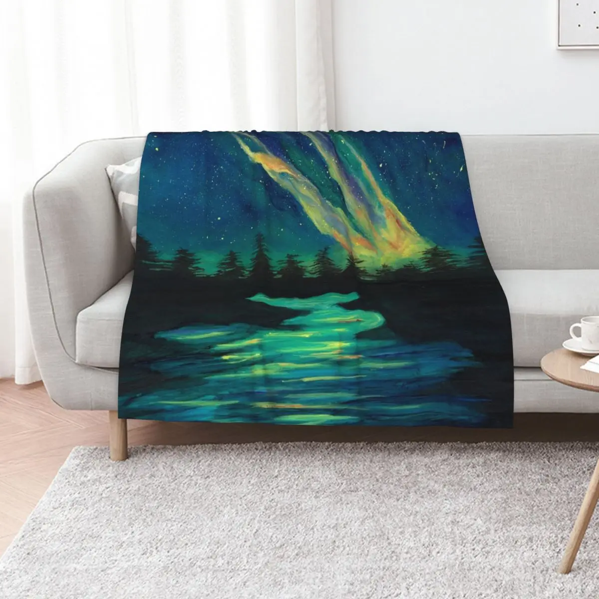 

Milky Way Throw Blanket warm winter Retros Flannel Fabric Softest Blankets