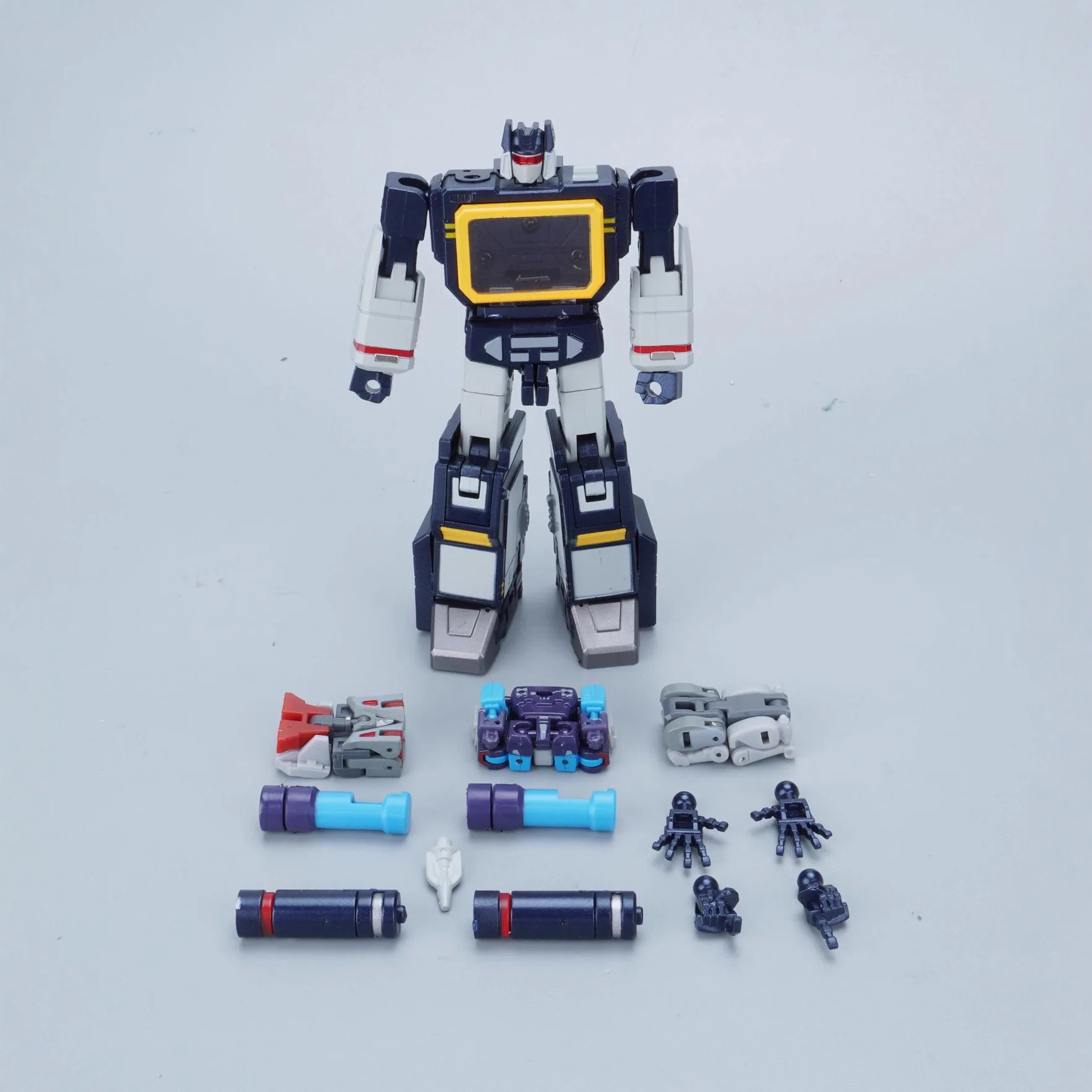 SD01 サウンドウェーブテープ変換付き SD-01 KO ニューエイジ H21 11 センチメートルミニ G1 アクションフィギュアロボットおもちゃコレクションモデルギフト