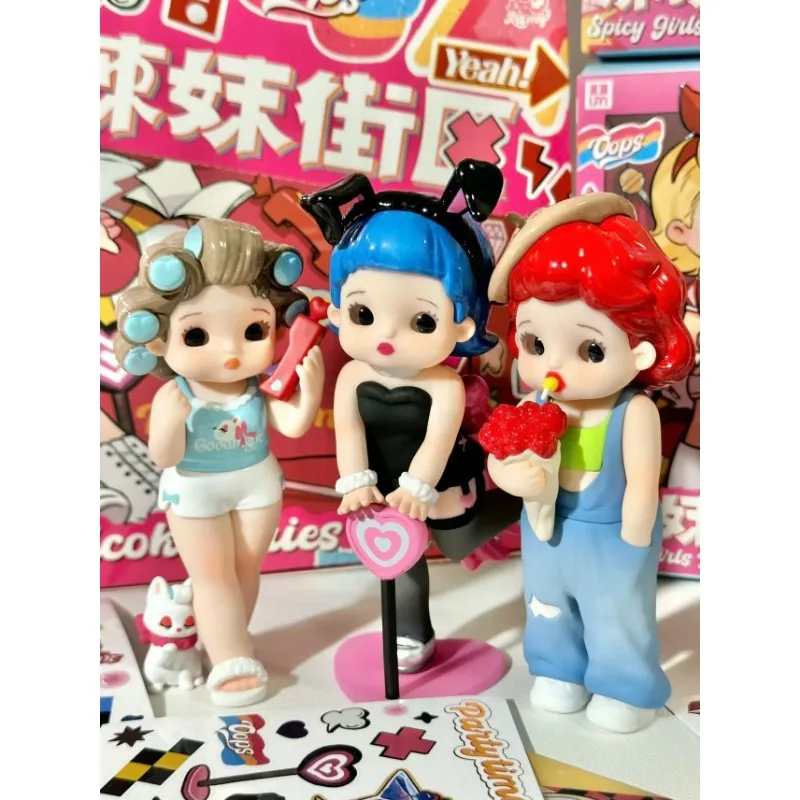 Cute Spice Girls Blind Box Letsvan Retro Doll Ramy Spicy Spice Block Series Mysterious Box Collection Decoration Kids Toys Gift