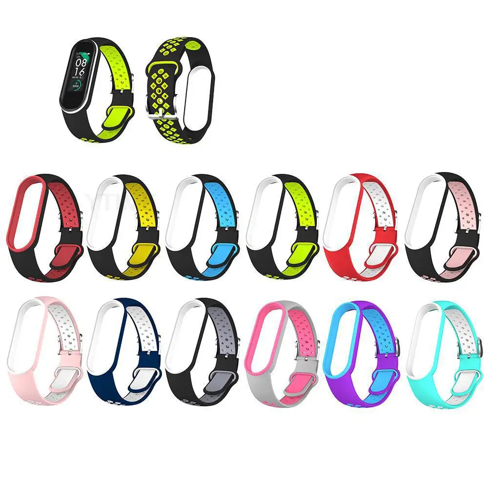 استبدال حزام الرياضة حزام ل شاومي ، معصمه ل Mi الفرقة 4 ، 5 ، 3 ، 4 ، 5 ، 6 ، 7 ، 6 ، 5 ، 3 ، 4 ، سوار