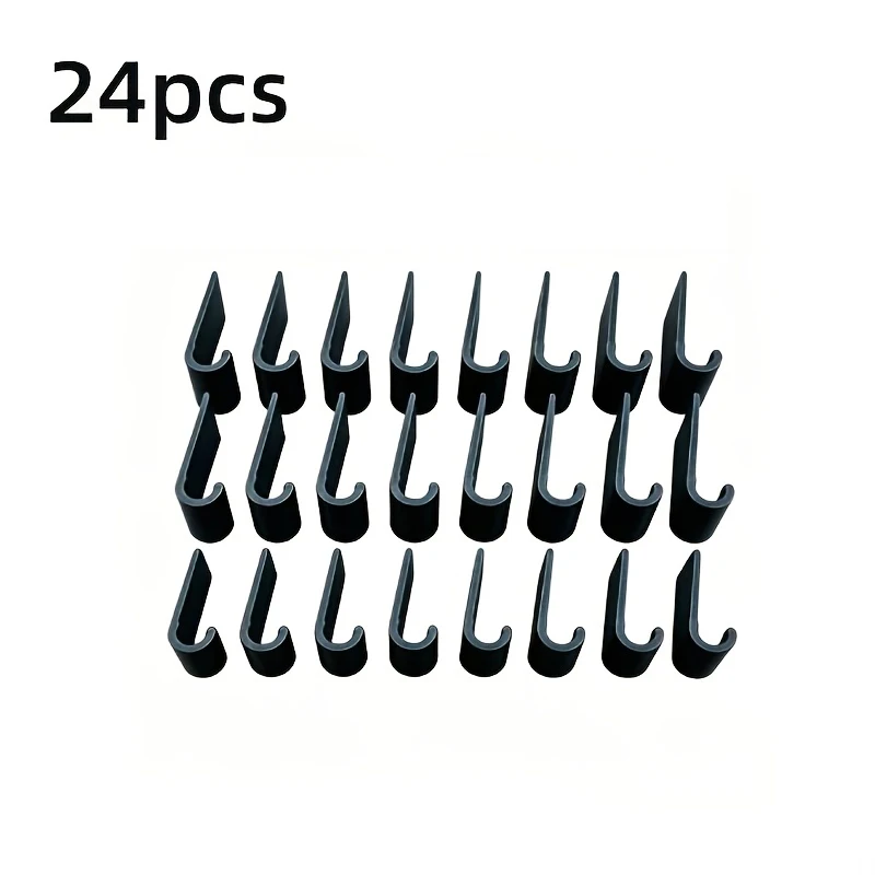 24Pcs Car Dashboard Cable Clips 3.4mm Wire Diameter, Wire Organizer for Driving Recorder Phone Holder Car Interior