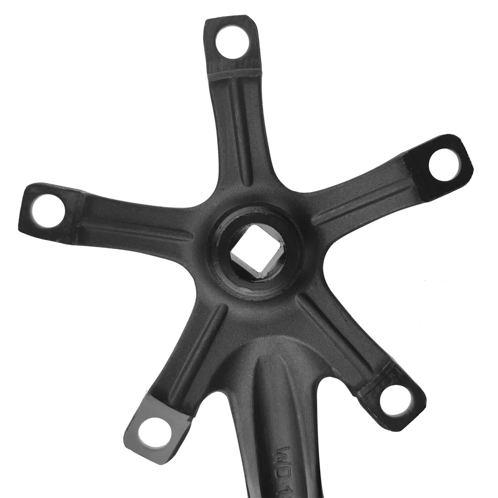 130 BCD Faltbares Fahrrad-Kurbelgarnitur 165mm 130BCD Single Speed Vierkant-Achsschaft Fixed Gear Fahrradkurbelgarnitur Kettenblatt – Detail 2
