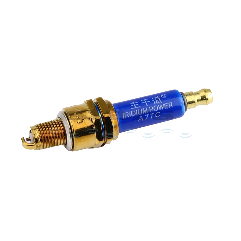 High-performance Iridium A7TC Spark Plug for ATV Dirt bike Pit bike Scooter Motorcycle Go kart Engine