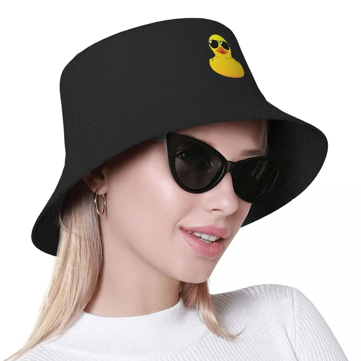 Cool Rubber Duck Bucket Hats Panama For Man Woman Daily Casual Bob Hats Cool Fisherman Hats Summer Beach Fishing Unisex Caps